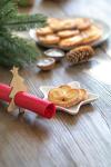 Jokkmokk Weihnachts-Snackschale, Stern Weiß