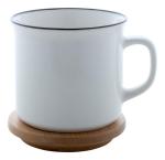 Cybele Porzellan-Tasse Weiß