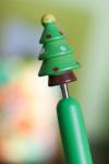 Göte cartoon pen, Christmas tree Green