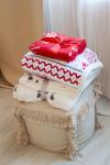 Uppsala polar blanket Red/white