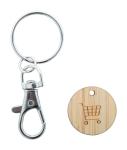 Boomarket trolley coin keyring Nature
