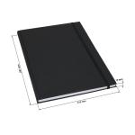 Notizbuch "Note" A4 Schwarz
