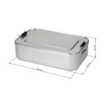 Vorratsdose "Aluminium", groß Schwarz matt