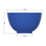 Cereal bowl "1 Colour" matt finish American red