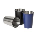 Edelstahlbecher "Metallo", 270 ml Silber