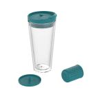 Insulated cup "Mocha" with tea strainer Transparent
