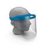 Gesichtsvisier "Protection", antibakteriell Hellblau