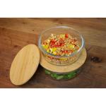 Glasbox "Balance", rund 19x7,5 cm Transparent