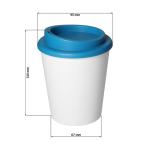 Kaffeebecher "Premium", small upcycling Weiß
