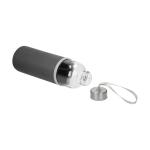 Glasflasche mit Hülle "Pure", 0,7l Transparent