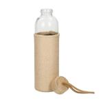 ﻿Glass bottle with cover "Natural", 0.70 l Transparent