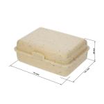Vorratsdose "School-Box" groß, ISCC-zertifiziert Beige