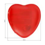 Gel heating pad "Heart", small Red