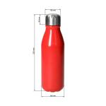Aluminiumflasche "Colare", 0,5 l Blau