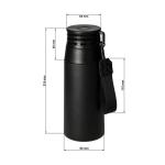 Vacuum bottle "Kabru", 480 ml Black