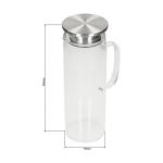 ‘Vivara’ glass carafe, 1.5 l Transparent