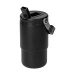 Stainless steel cup with drinking opening ‘Hydro’ Black