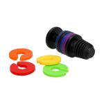 Weinstopper "Rainbow" Schwarz