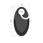 Door stopper "Sign" Black
