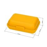 Lunch box "Break" Milky transparent