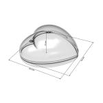 Deko-Dose "Mini-Herz" Transparent