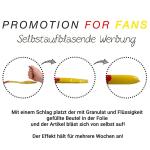 Noisemaking hose, self-inflating, "Germany" German color