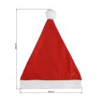 Weihnachtsmütze "Kids" Rot/weiß