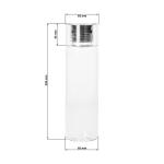 Trinkflasche "Acqua" Tritan Transparent grau