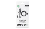 Xoopar Mr. Bio Long Multi Cable USB-C 1 Meter Black