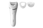 BRE700|Philips Epilator for legs and body, Wet &amp; Dry White