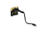 Aqiila Rechargeable USB-C Batteries AAA 600mAh 4-p Black
