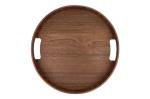 InSideOut Sagaform Hanna Rundes Tablett 35 cm Braun