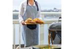 Lord Nelson Victory Apron with Stripes White/dark blue