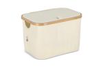 InSideOut folding basket with lid Sogne 38 x 26 x 25cm rPET Ecru