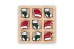 InSideOut Weihnachts-Tic-Tac-Toe aus Holz Bunt