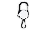 2-Way Carabiner Card Holder White