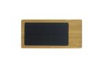 Powerbank Bamboo with Solar Panel 8000mAh Timber