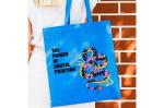 Shoulder bag non-woven 75g/m² Aztec blue