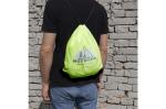 Drawstring bag premium Light green