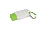Sonnenschutzlotion mit Karabiner SPF30 aus recyceltem Material 30ml Hellgrün