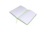 Notizbuch A5 PU mit Rasterpunktseiten Hellgrün