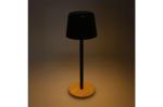 Solis Dimmbare Tischlampe mit Bambusfuß Schwarz