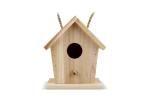 Kleines Vogelhäuschen aus FSC-Holz Natur