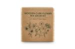 FSC Wooden Planter Set - Flower mix Nature