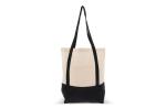 Shopping bag OEKO-TEX® cotton 140g/m² 40x10x35cm Black