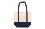 Einkaufstasche aus Baumwolle OEKO-TEX® 140g/m² 40x10x35cm Dunkelblau