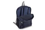 R-PET 190T Lightweight backpack 30.5 x 12.7 x 42 cm 16 L Dark blue