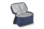 R-PET 600D Doppelfach-Kühltasche 30 x 20 x 24cm 12L Dunkelblau