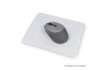 Microfiber mouspad with silicon dots 18x22cm (325g/m²) sublimation White