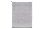 Vliesdecke 120×150 cm, 500 g/m² Korallenvlies, sublimationsdruckfähig. Grau